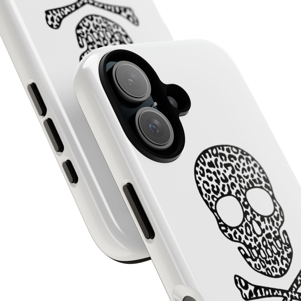 Leopard Skull Icon Phone Case — Skull & Crossbones Protective Case