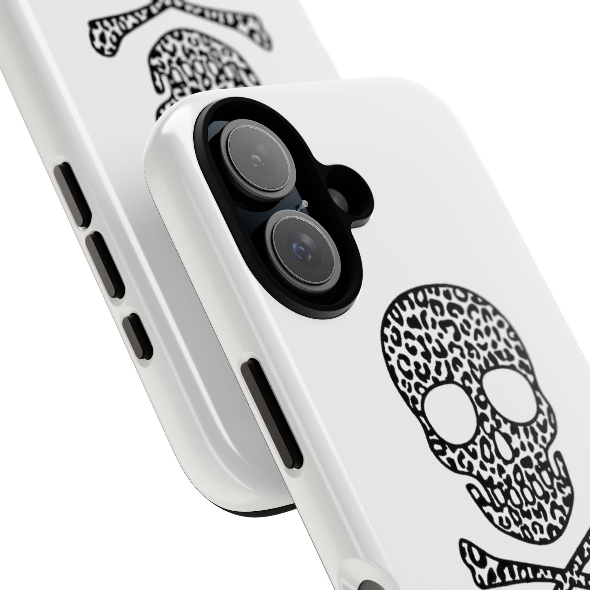 Leopard Skull Icon Phone Case — Skull & Crossbones Protective Case