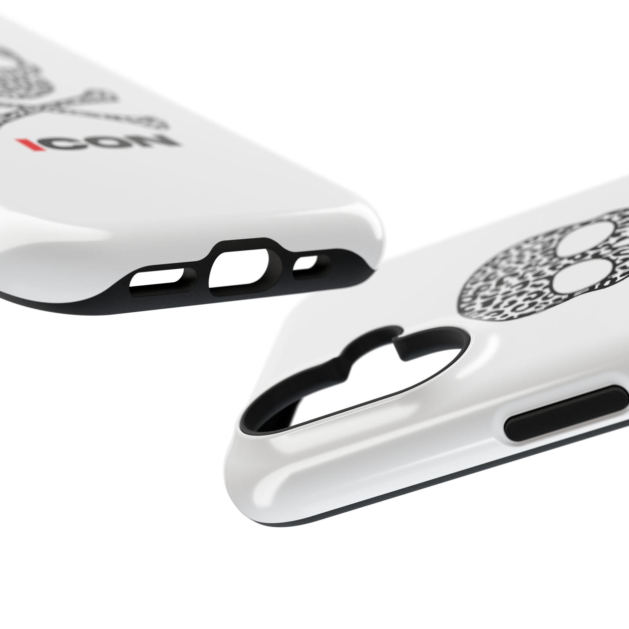 Leopard Skull Impact-Resistant Phone Case — ICON Graphic Protective Cover