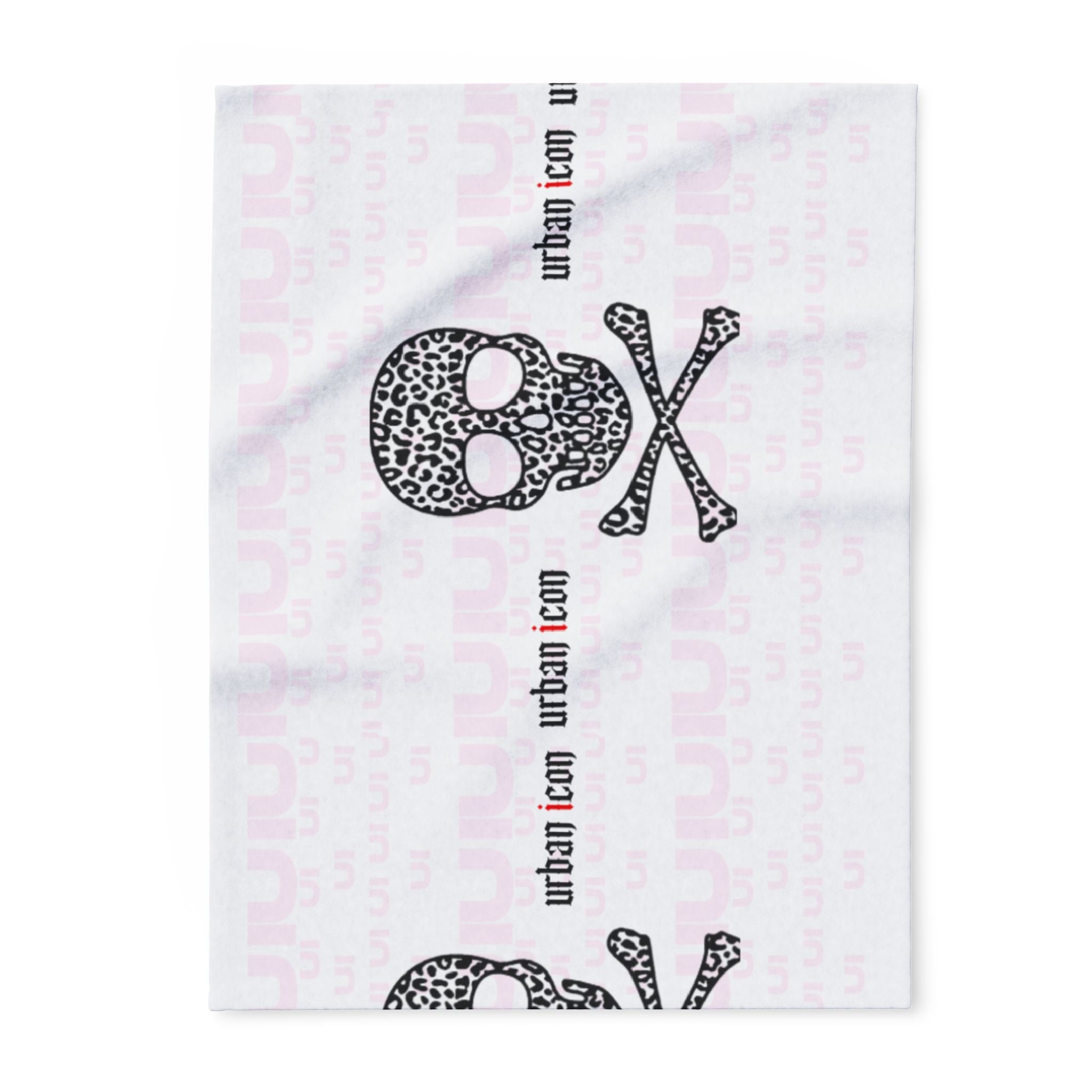 Leopard Skull Arctic Fleece Blanket — Urban Icon Cozy Throw