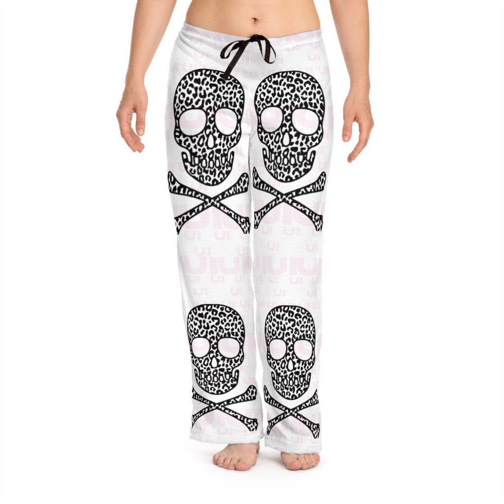«Lexi»Leopard Skull Women's Pajama Pants — Urban Icon Printed Lounge Pants