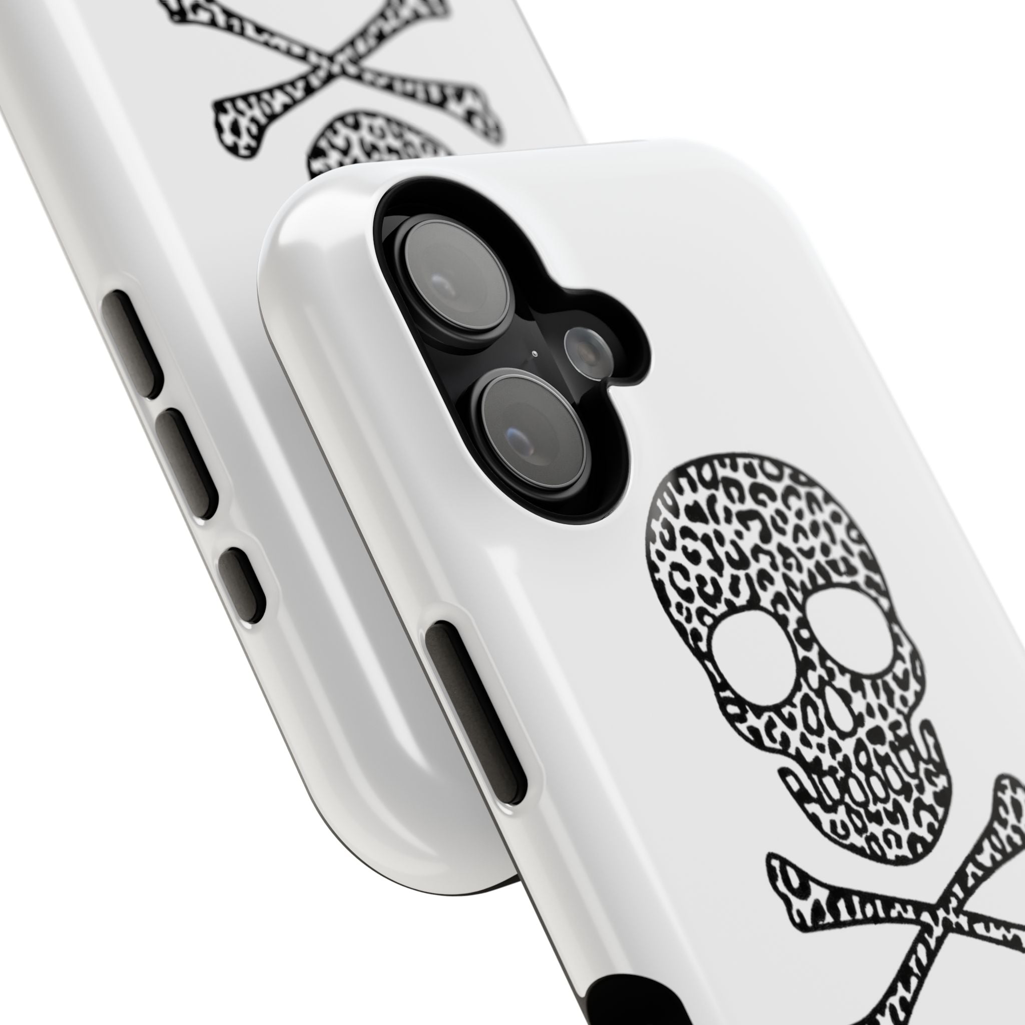 Leopard Skull Impact-Resistant Phone Case — ICON Graphic Protective Cover