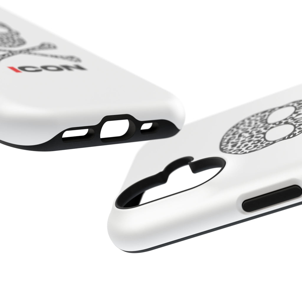 Leopard Skull Impact-Resistant Phone Case — ICON Graphic Protective Cover