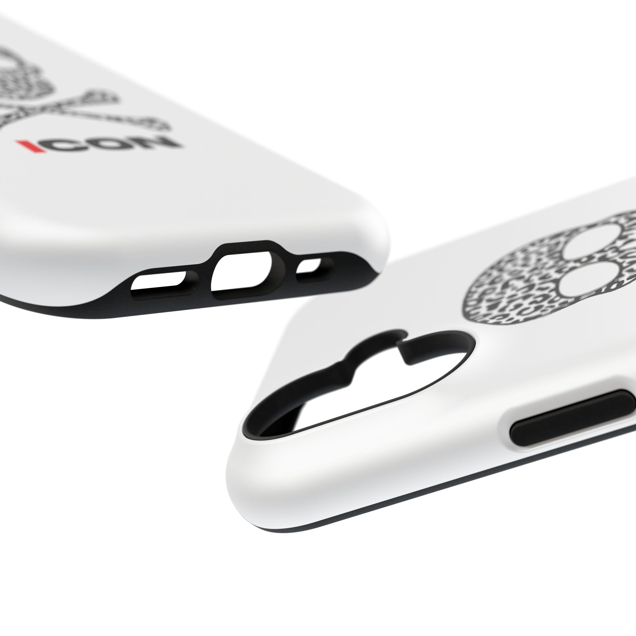 Leopard Skull Impact-Resistant Phone Case — ICON Graphic Protective Cover