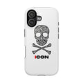 Leopard Skull Impact-Resistant Phone Case — ICON Graphic Protective Cover