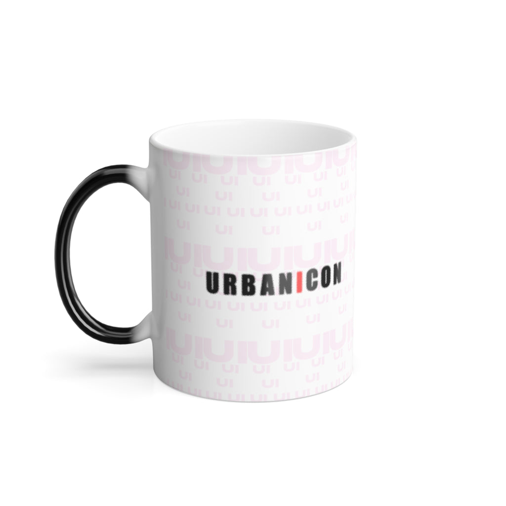 Color-Changing 11oz Mug — Urban Icon Skull Design