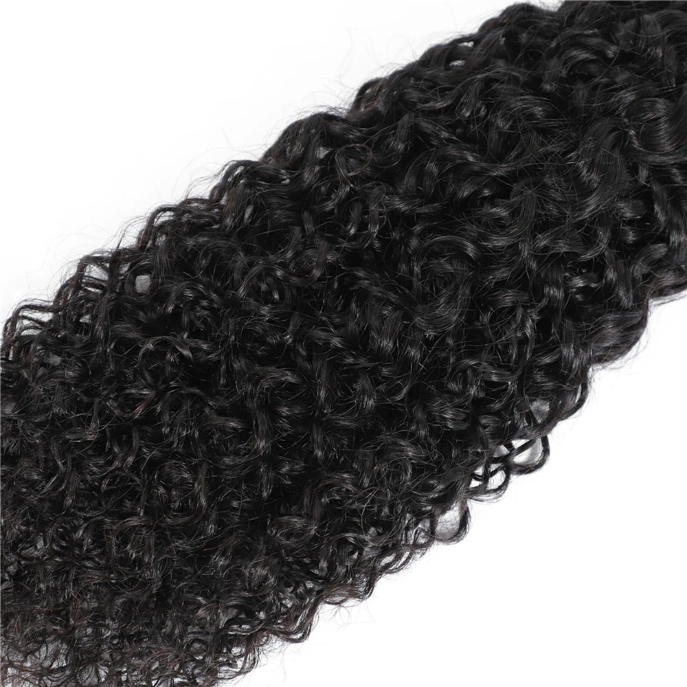 12A Kinky Curly Hair Bundles 1/3/4 Pcs Jerry Curly Bundles Human Hair 32 Inch Burmese Curly Hair Bundles 3-5 Days Delivery